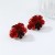 occidental style exaggerating three-dimensional flowers multilayer personality earrings handmade weave woman samll