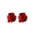 occidental style exaggerating three-dimensional flowers multilayer personality earrings handmade weave woman samll