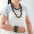 occidental style exaggerating multilayer handmade weave necklace bracelet set Bohemia beach wind