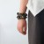 occidental style exaggerating multilayer handmade weave necklace bracelet set Bohemia beach wind