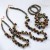 occidental style exaggerating multilayer handmade weave necklace bracelet set Bohemia beach wind