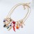 occidental style beach wind flowers love necklace multilayer personality woman
