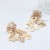 occidental style exaggerating Shells beach wind handmade weave earrings multilayer tassel fashion