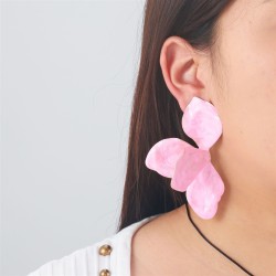 occidental style exaggerating fashion petal brief earrings three-dimensional l..