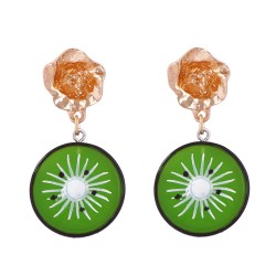 unique creative resin imitate fruits earring brief samll new fashion all-Purpo..