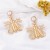 occidental style fashion personality Alloy insect splice necklace imitate Pearl insect earring set necklace woman