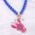 fashion trend beach wind Alloy enamel pendant beads necklace all-Purpose Style woman