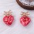trend samll temperament high diamond bow three-dimensional pattern love all-Purpose fashion brief earring