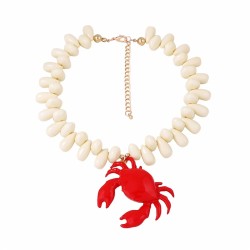 leisure wind drop beads Alloy enamel pendant woman all-Purpose samll necklace