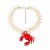 leisure wind drop beads Alloy enamel pendant woman all-Purpose samll necklace