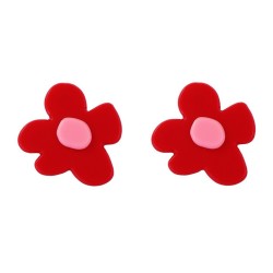 fashion all-Purpose trend high resin flowers ear stud leisure lovely samll per..