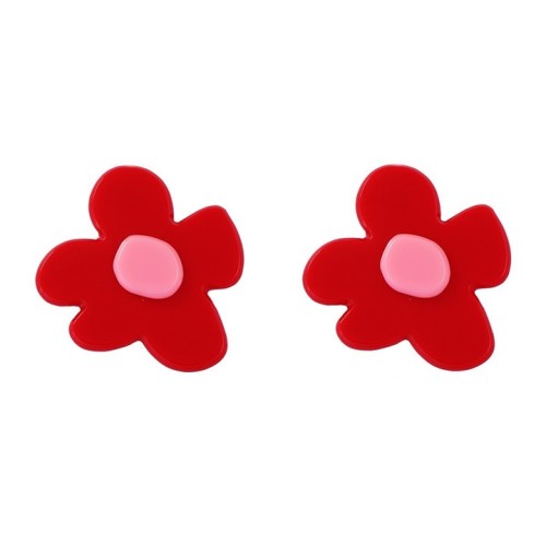 fashion all-Purpose trend high resin flowers ear stud leisure lovely samll personality woman style