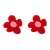 fashion all-Purpose trend high resin flowers ear stud leisure lovely samll personality woman style