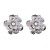 Irregular pattern fashion temperament imitate Pearl Metal flowers exaggerating lady earrings Earring