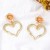 brief all-Purpose hollow love ear stud woman fashion trend personality high creative earring