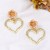 brief all-Purpose hollow love ear stud woman fashion trend personality high creative earring