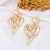 fashion brief trend unique samll pattern hollow exaggerating love pendant Earring all-Purpose atmospheric style
