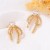 fashion temperament all-Purpose zircon love bow flower ear stud high sweet Earring