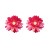 same style trend personality wind Cloth big flowers ear stud fashion all-Purpose fresh sweet style Earring