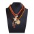 trend fashion wind pendant multilayer rope animal necklace