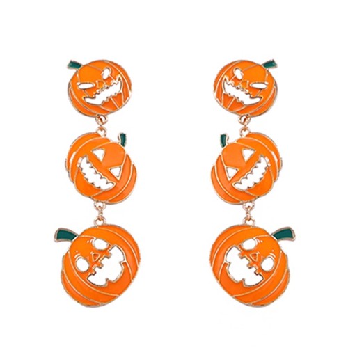occidental style personality trend cartoon Halloween Alloy splice earring woman