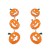 occidental style personality trend cartoon Halloween Alloy splice earring woman