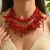 occidental style fashion lady necklace all-Purpose multilayer long style clavicle chain geometry two woman