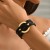 occidental style lady bracelet  geometry Round leather all-Purpose high