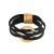 occidental style lady bracelet  geometry Round leather all-Purpose high
