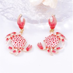summer beach leisure wind personality creative Alloy lovely color earring all-..