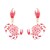 summer beach leisure wind personality creative Alloy lovely color earring all-Purpose woman style