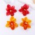 Bohemia exaggerating fashion brief enamel unique Cloth flowers ear stud all-Purpose woman style