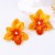 Bohemia exaggerating fashion brief enamel unique Cloth flowers ear stud all-Purpose woman style