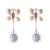 trend high temperament Alloy animal pendant Earring temperament wind woman style