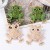 personality creative trend Alloy embed zircon imitate Pearl animal lady ear stud