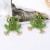personality creative trend Alloy embed zircon imitate Pearl animal lady ear stud