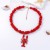 brief fashion trend beach wind Alloy pendant beads all-Purpose necklace woman