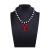 brief fashion beach wind Alloy enamel pendant woman necklace black beads high