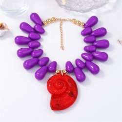 personality trend leisure wind beads animal pendant necklace exaggerating all-..