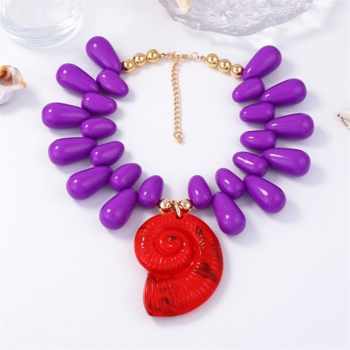 personality trend leisure wind beads animal pendant necklace exaggerating all-Purpose woman