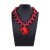 occidental style exaggerating leisure wind beads Alloy enamel pendant necklace all-Purpose woman