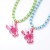 brief fashion summer fresh wind color handmade beads Alloy pendant woman all-Purpose necklace