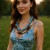 personality trend Nation retro wind exaggerating bamboo Double layer necklace occidental style creative brief