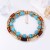 personality trend Nation retro wind exaggerating bamboo Double layer necklace occidental style creative brief