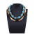 personality trend Nation retro wind exaggerating bamboo Double layer necklace occidental style creative brief