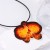 personality trend retro super big three-dimensional Metal enamel flowers pendant necklace fashion all-Purpose Styl