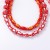 brief fashion leisure trend geometry beads Stripe Double layer necklace set all-Purpose day woman style