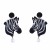 personality trend creative Acrylic animal imitate Pearl pendant Earring samll woman