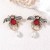 personality retro insect drop imitate Pearl embed zircon animal earrings high woman