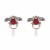 personality retro insect drop imitate Pearl embed zircon animal earrings high woman